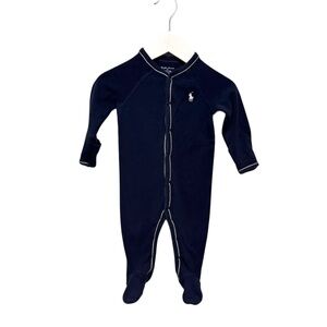 ⭐️ 5/$30 Ralph Lauren Kids One Piece Sleeper size 6 Months